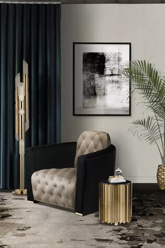 Журнальный столик - Журнальный столик Empire Small Side Table - Luxxu