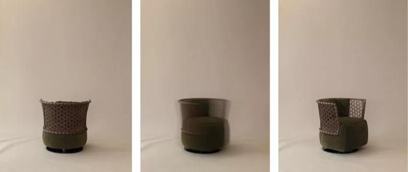 Кресло - Кресло Regis 1Pg_Swivel Armchair - Cierre