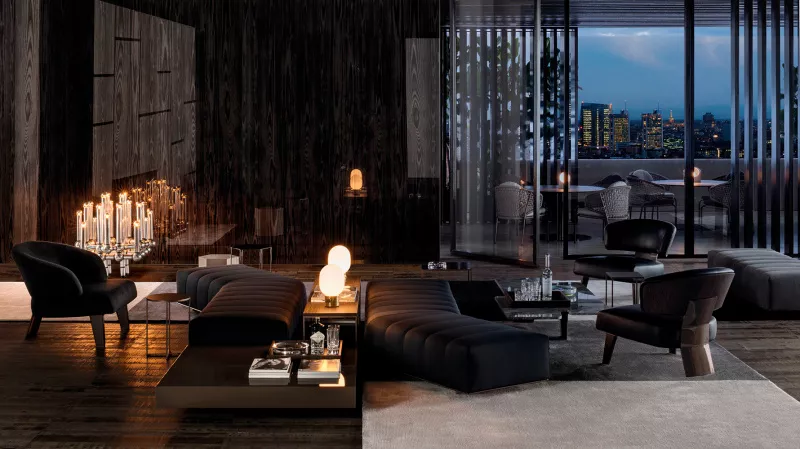 Диван - Диван Freeman Lounge - Minotti
