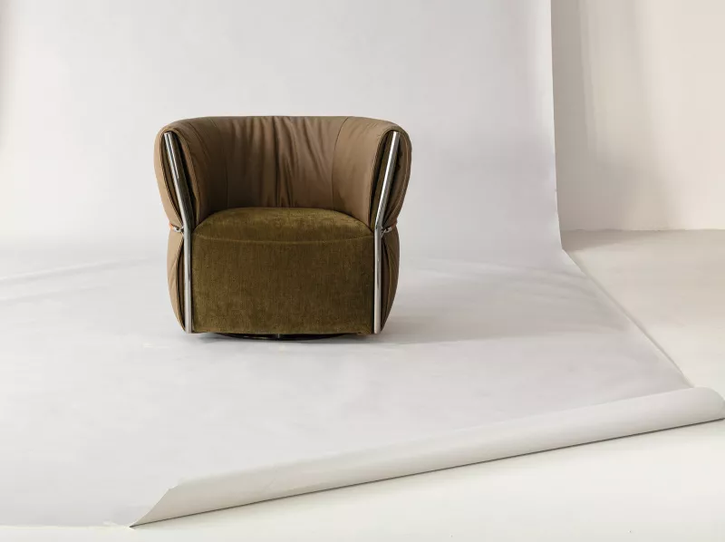 Кресло - Кресло Belt 1Pg_Swivel Armchair - Cierre