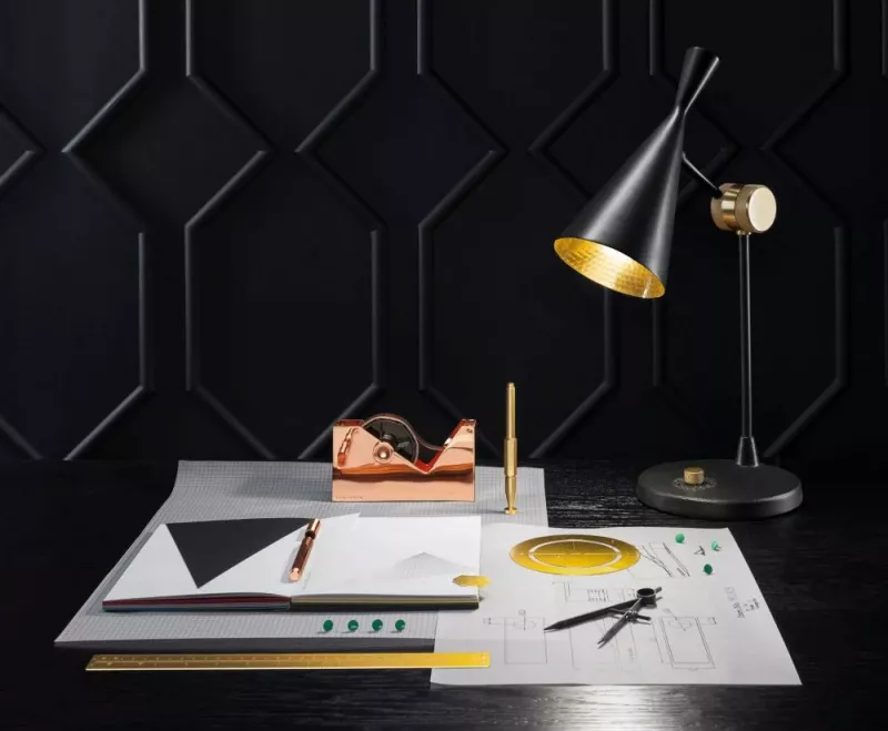 Настольная лампа - Настольная Лампа Beat Table - Tom Dixon