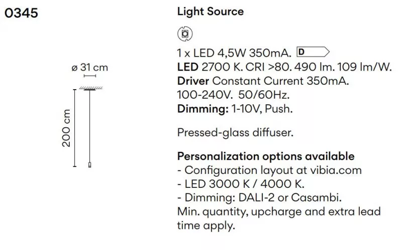 Подвесной светильник - Подвесной Светильник Wireflow Freeform - Vibia