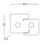 Потолочный светильник - Потолочный Светильник Square A1337.12.1.au - Kolarz