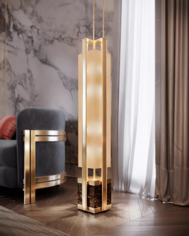 Торшер - Торшер Columns Floor Lamp - Castro Lighting