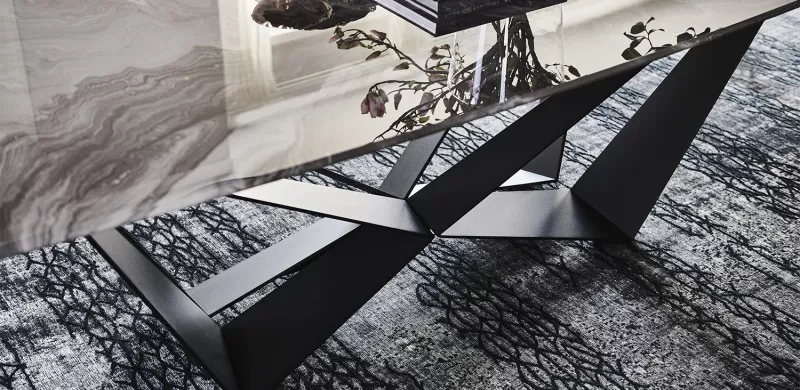 Обеденный стол - Обеденный Стол Skorpio Crystalart - Cattelan Italia