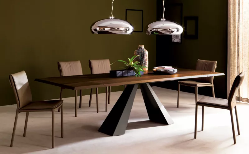 Обеденный стол - Обеденный Раздвижной Стол Eliot Wood Drive - Cattelan Italia