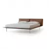 Кровать Vogue cuoio 180_bed for matress cm 180x200