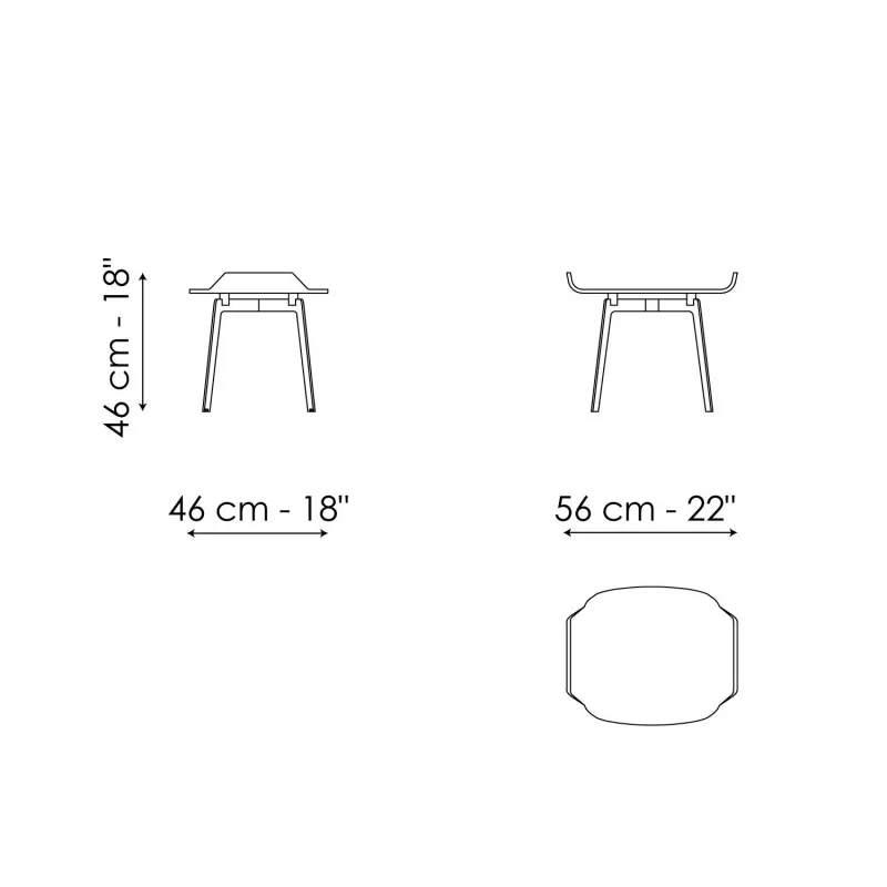 Прикроватная тумба - Прикроватная Тумба Olos - Bonaldo
