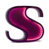 Торшер Letter S Graphic