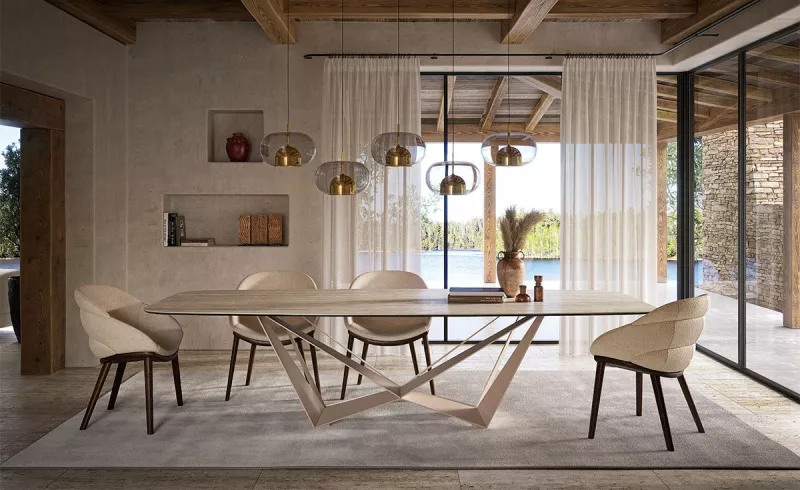 Обеденный стол - Стол Skorpio Keramik - Cattelan Italia