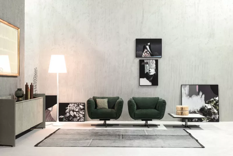 Кресло - Кресло Amélie 1Pg_Swivel Armchair - Cierre