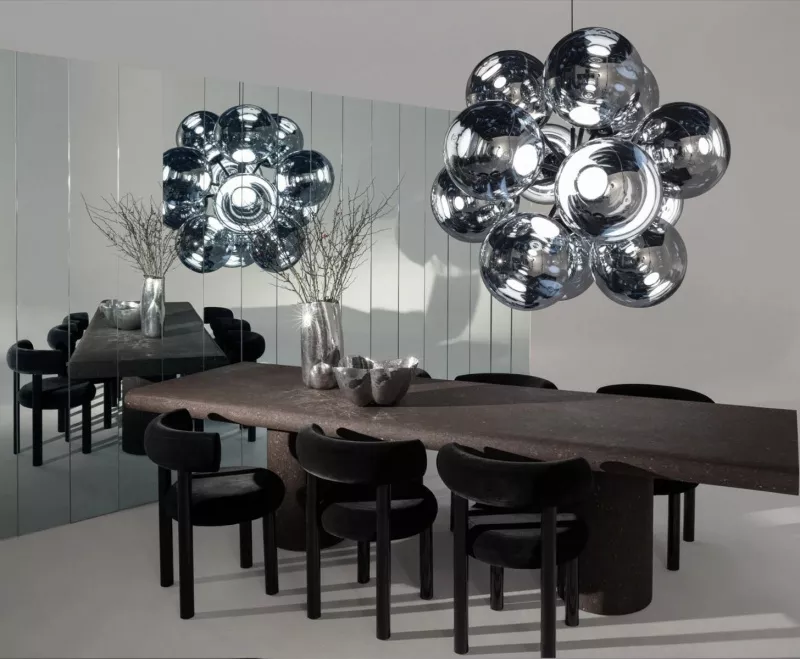 Подвесной светильник - Подвесной светильник Globe Burst Chandelier Led - Tom Dixon