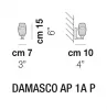 Бра - Бра Damasco - Vistosi
