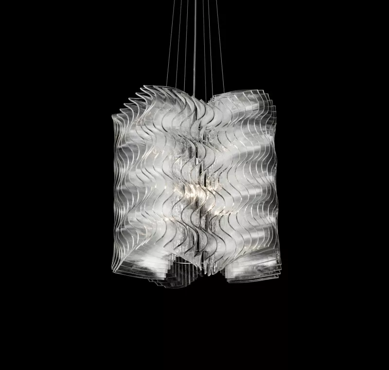 Подвесной светильник - Подвесной светильник Plisse Small Sculpture Clear - Lasvit