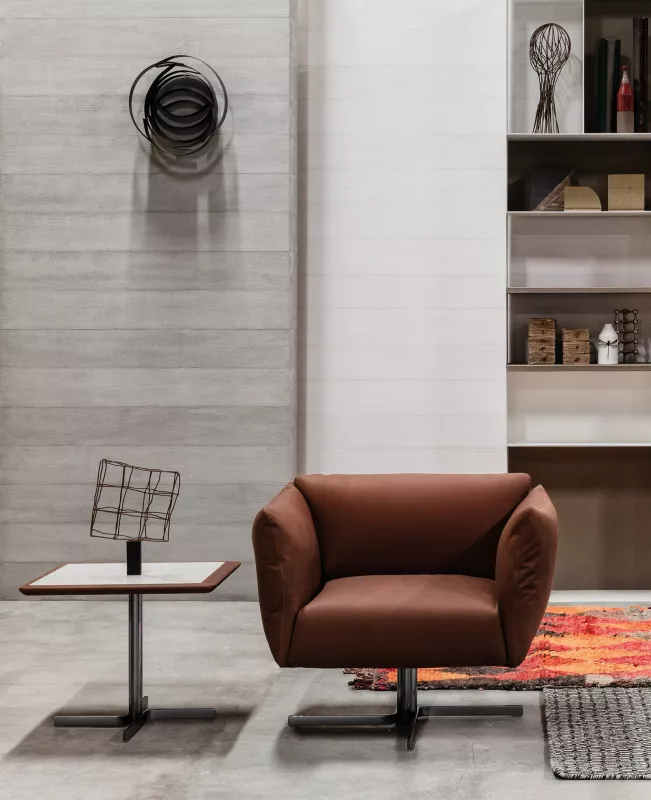 Стул - Стул Mademoiselle 1Pg_Swivel Armchair - Cierre