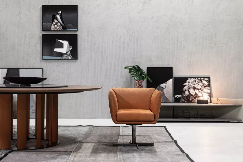 Стул - Стул Mademoiselle 1Pg_Swivel Armchair - Cierre