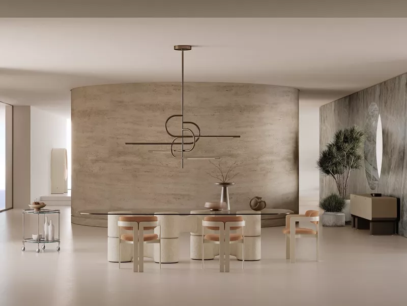 Обеденный стол - Обеденный стол Molecola - Gallotti&Radice