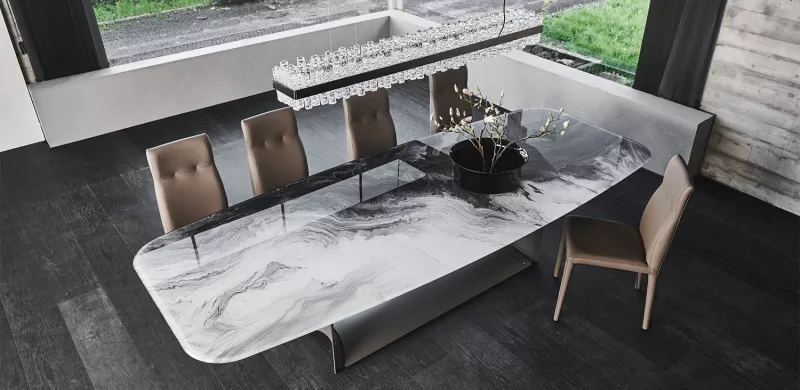 Обеденный стол - Обеденный Стол Dragon Crystalart - Cattelan Italia