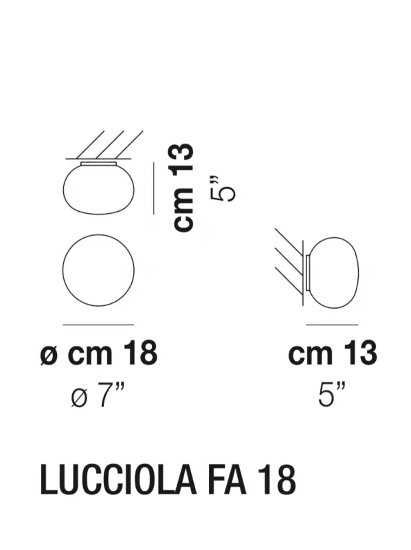 Бра - Бра Lucciola - Vistosi