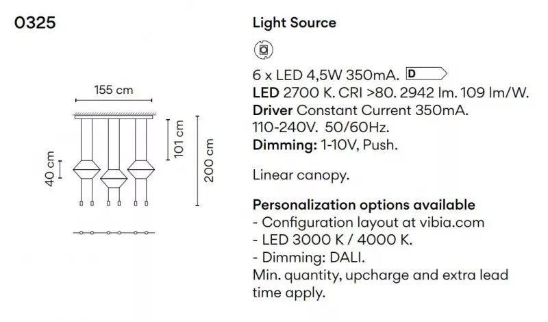 Подвесной светильник - Подвесной Светильник Wireflow Linealsix - Vibia