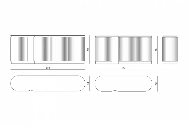 Буфет - Буфет Leonardo - Visionnaire