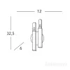 Бра - Бра Spigolo 6030.60230 - Kolarz