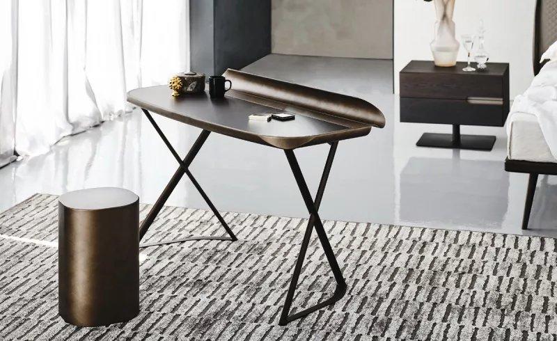 Письменный стол - Письменный Стол Cocoon Leather - Cattelan Italia
