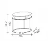 Журнальный столик - Журнальный стол ORTIS COFFE TABLE AH4042 - Lema