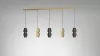 Подвесной светильник - Подвесной светильник RING CLUSTER LONG 4 - CTO Lighting