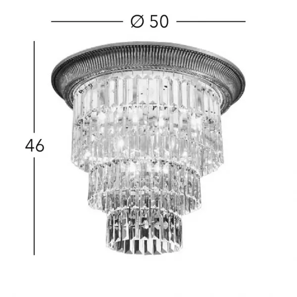 Потолочный Светильник Milord Crystal 0346.14S.3