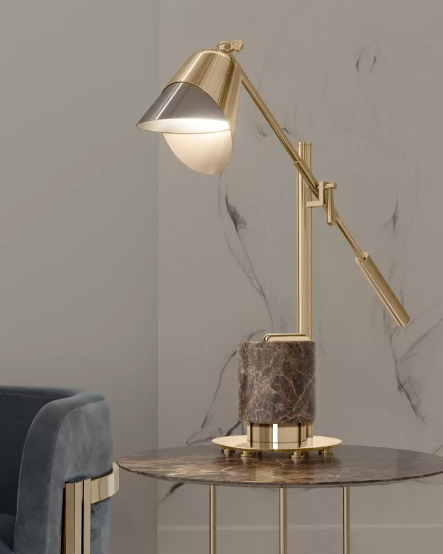 Настольная лампа - Настольная Лампа Savoye Table Lamp 9583 - Castro Lighting