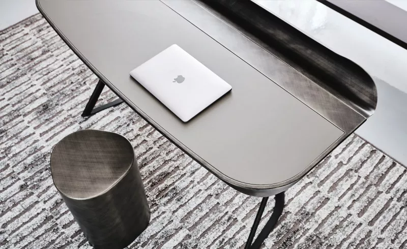 Письменный стол - Письменный Стол Cocoon Leather - Cattelan Italia