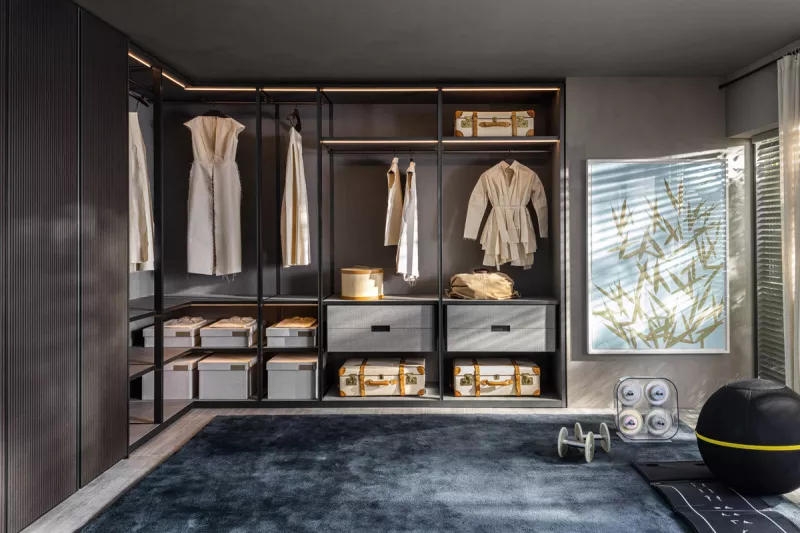 Гардеробная - Гардеробная Gliss master - Bamboo - Molteni&C