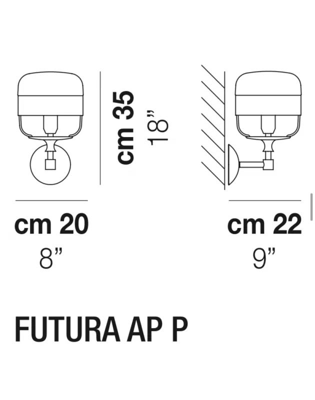 Бра - Бра Futura - Vistosi