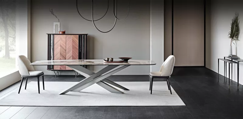 Обеденный стол - Обеденный Стол Lancer Keramik - Cattelan Italia