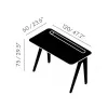 Письменный стол - Письменный стол Slab Desk - Tom Dixon