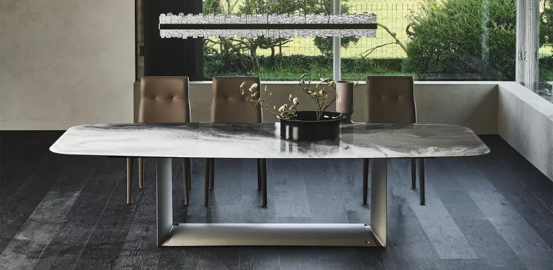 Обеденный стол - Обеденный Стол Dragon Crystalart - Cattelan Italia