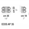 Бра - Бра Ecos - Vistosi