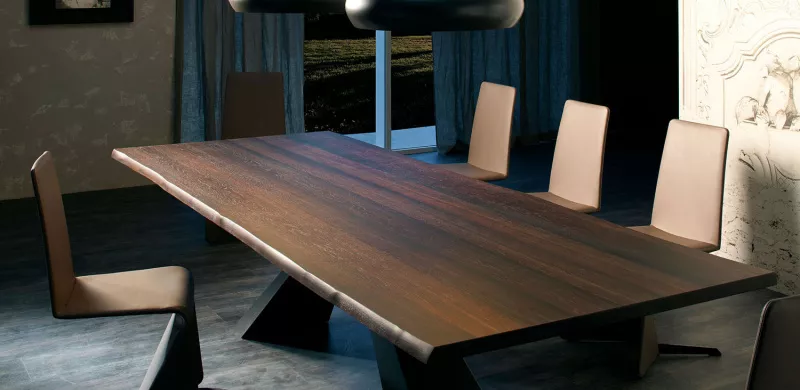 Обеденный стол - Обеденный Стол Eliot Wood - Cattelan Italia