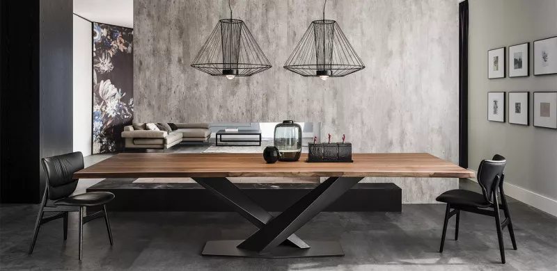 Обеденный стол - Обеденный Стол Stratos Wood - Cattelan Italia