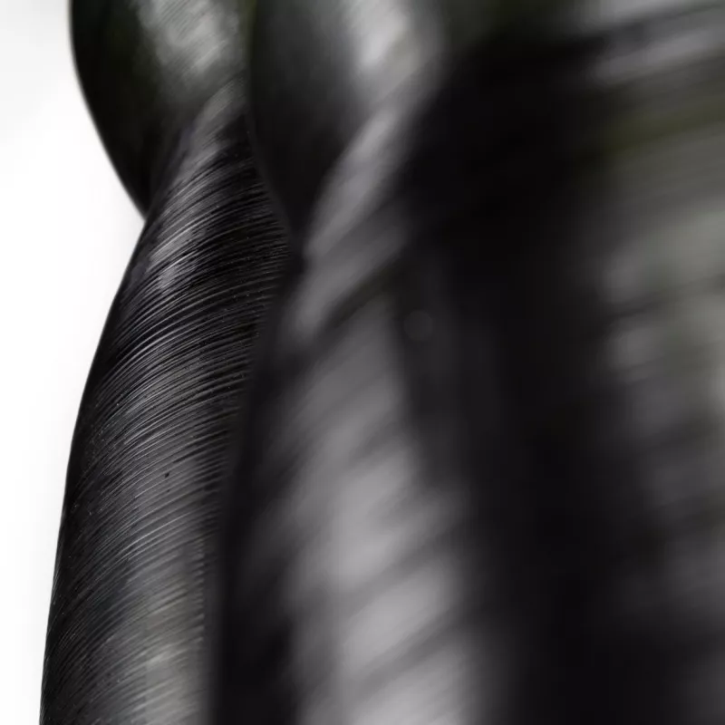 Ваза - Ваза MATHURA XL black steelgrey - Guaxs