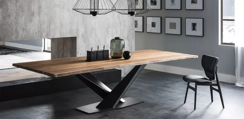 Обеденный стол - Обеденный Стол Stratos Wood - Cattelan Italia