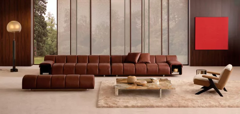 Диван - Диван Ruffle - Minotti