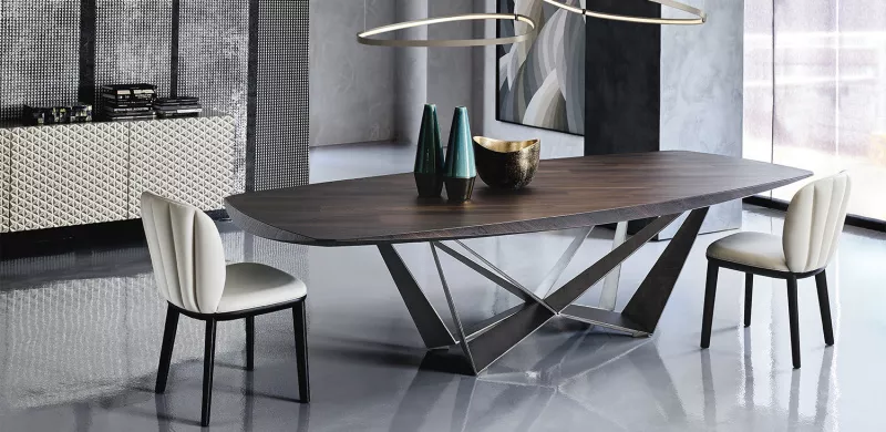 Обеденный стол - Обеденный Стол Skorpio Wood - Cattelan Italia