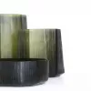 Ваза - Ваза OKKA M black steelgrey - Guaxs