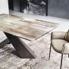 Обеденный стол - Обеденный Раздвижной Стол Tyron Crystalart Drive - Cattelan Italia