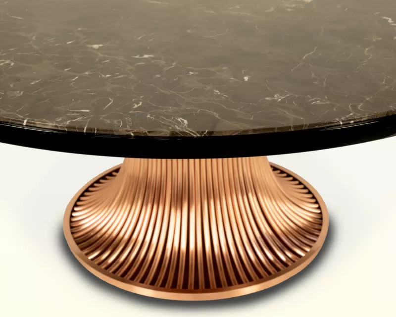 Обеденный стол - Обеденный Стол Flusso Round Table - Castro Lighting