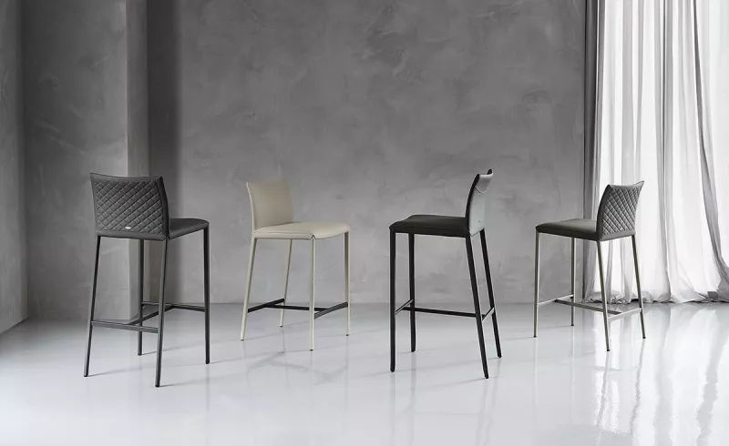Барный стул - Барный стул Norma ML Couture - Cattelan Italia