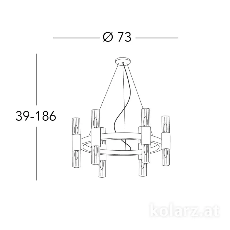 Подвесной светильник - Подвесной Светильник Giro 6010.81230 - Kolarz