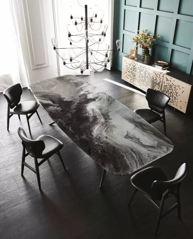 Обеденный стол - Обеденный Стол Atlantis Crystalart - Cattelan Italia